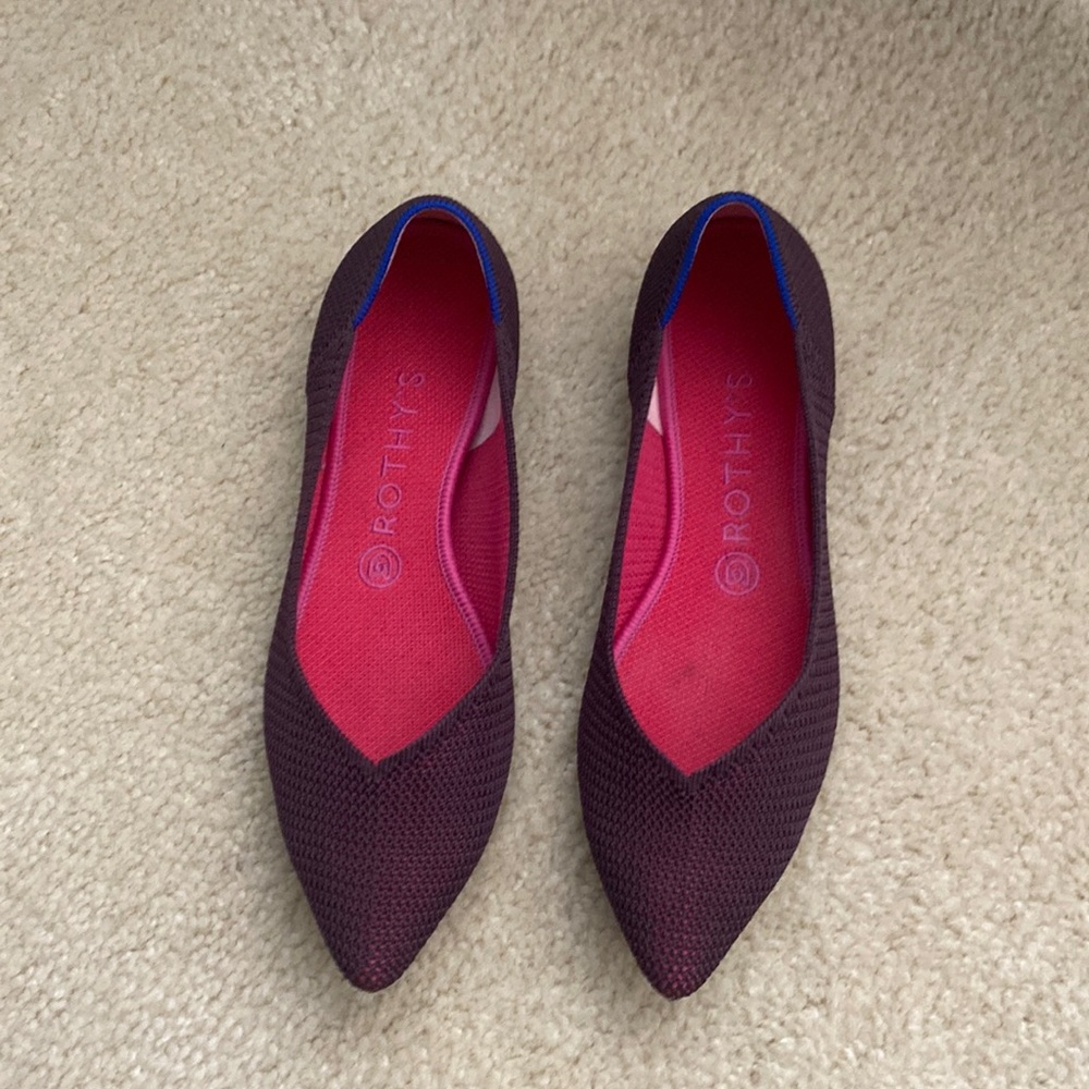 Rothy’s size 9 point shoes